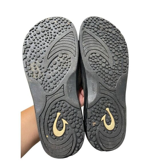 Olukai Kekoa Slide Synthetic Brown Beach Flip Flop Sandals Shoes Mens 12 - Picture 4 of 8